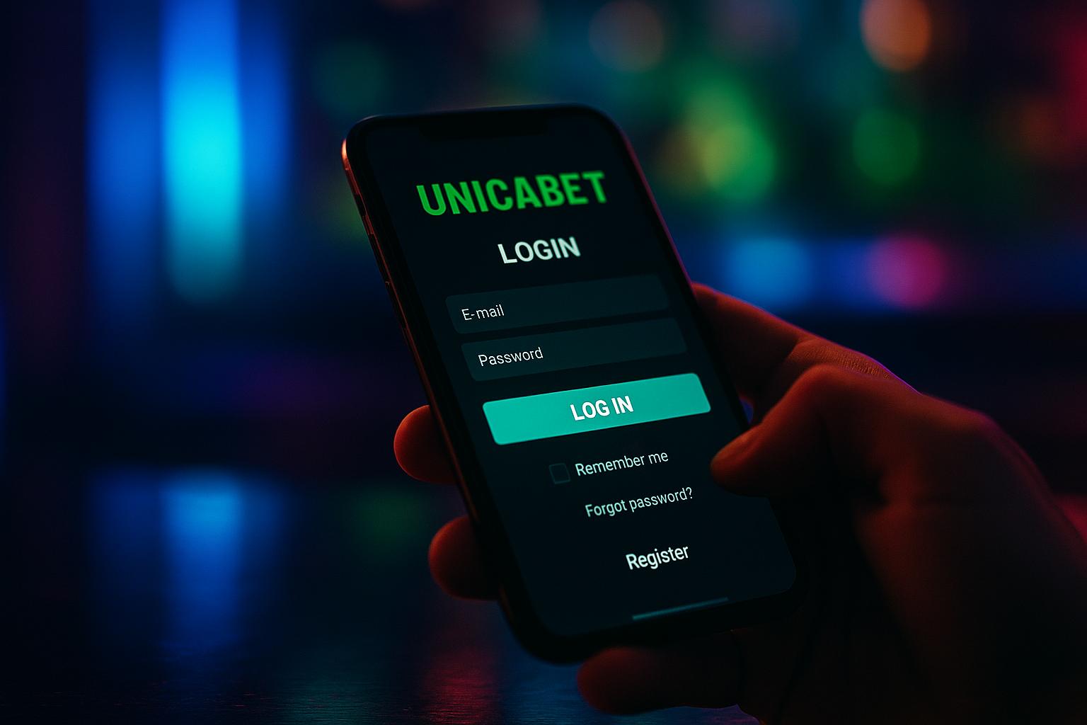 Não Perca tempo, o rRgistro na site UNICABET